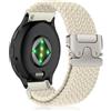 KeHowy 22mm Nylon Cinturino per Garmin Venu 3/Venu4 45mm/Forerunner 265/255 | per Garmin Forerunner 255 Music/570 47mm,Venu 2,vivoactive 4,Garmin Active, Uomo Donna Intrecciato Cinturini, Starlight