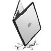 BlueSwan Protezione Resistente Cover TPU Compatibile con MacBook Air 13,6 M5 M4 M3 M2 2026 2025-2022 A3449 A3113 A3240 Mac Ispessito Anti-collisione Custodia Rigido -(Bordo Nero) Trasparente Opaco