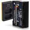 PATONA Platinum NP-W235 Batteria 2600mAh con Caricatore DUAL LCD 1888 (USB-C Micro-USB) compatibile con Fuji Fujifilm GFX-50s II GFX-100 II XH2 X-H2 X-H2S X-S20 X-T4 X-T5