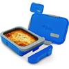 Hot Bento PLUS - Scaldavivande Elettrico Portatile con Batteria Rimovibile e Ricaricabile USB-C, Scalda Cibo in 10 Minuti, Lunch Box Termico per Ufficio, Viaggio e Lavoro, 994 ml - Blu Oceano