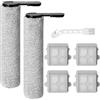 LURICO Spazzola a rullo accessorio compatibile con Roborock F25 BX/F25 ACE/F25 RT/F25 LT/F25ALT/F2/5F25 GT/F25 XT/F25 ACE Combo/F25 Combo ricambi per aspirapolvere bagnato e secco, 2 rulli + 4 filtri HEPA