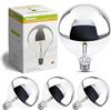 linovum 4 pezzi LED E27 specchio lampada XXL G125 con 7 W bianco caldo 2700 K - Globe testa specchio lampadina per luce antiriflesso