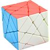 Yealvin Axis Cube 4x4 Asse Magic Speed, Fisher Rompicapo Giocattoli Puzzle per Bambini