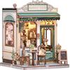 Endless Limit Book Nook Kit: Casetta Miniatura Coffee Shop, Puzzle 3D Decorazione Libreria | Regalo Timeless Ragazze/Donne Artistiche (Sunny Cafe)