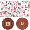 DELORIGIN Mahjong Indicatore Di Vento In Legno Per Mahjong Giochi Mah Jong Gioco Vento Bettor Gioco Direzione Dadi Display Essenziale Accessori Per Intrattenimento