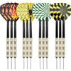Wingluge 12 Pezzi Freccette in Metallo, Freccette Punta Acciaio 14 Grammi, Freccette Steel Professionali, Set di Darts per Principianti, per Bersaglio Freccette, Sala Giochi, Sbarra