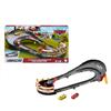 TOYS ONE Mattel HXJ33 Cars Nascar Race con Cambio Corsia Pista con 2 Auto