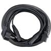 Pronomic Stage EUIECX-6 Cavo Ibrido Spina Schuko a Presa IEC, XLR/XLR 6m (ideale per il cablaggio di casse attive, diffusori PA, effetti luce e illuminazione palco)
