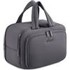 LOVEVOOK Beauty case da donna, grande, leggera, da viaggio, con scomparto bagnato, impermeabile, con manico per viaggi, vacanze, grigio., L