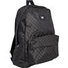 Vans Zaino a scacchi scuola con cerniera old skool checkerboard 2.0 ultima edizione 2025 (nero grigio, taglia unica)
