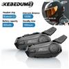 kebidumei X1 Plus Moto Bluetooth 1000M Interfono Casco Auricolare Per 2 Rider Intercomunicador Moto Interfono Impermeabile Auricolare
