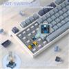 Attack Shark Tastiera meccanica Wireless RK86, tastiera retroilluminata RGB da gioco Tri-mode intercambiabile a caldo 75% TKL, supporto per guarnizioni con LED Smart Displ