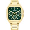Tommy Hilfiger Orologio Analogico Multifunzione al Quarzo da Uomo - Disponibile con Cinturino in Acciaio Inossidabile o Pelle