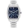 Tommy Hilfiger Orologio Analogico Multifunzione al Quarzo Argentato con Cinturino in Acciaio Inossidabile Argentato - 1710763