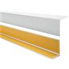 marca Profili pvc bianco adesivo angolare mm 25x25x2 mt 2.60