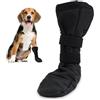 HMCEY Scarpe Per Cani,Scarpette Protezione Zampe Cane Antiscivolo,Stivali per Cani Impermeabili,Calze di Protezione per Cane Regolabili per Animali Domestici di Piccola, Media e Grande Taglia - L