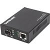 Intellinet 508193 convertitore multimediale di rete 10000 Mbit/s Nero [508193]