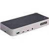 StarTech.com Docking Station USB-C per Tre Monitor - Dock USB C Triplo HDMI/DP 4K Hub a 5 Porte GbE PD 100W, Compatibile TB3 e 4 [116E-USBC-DOCK]