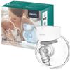 LIONELO Fidi Free Simple Tiralatte elettrico 180 ml, Tiralatte portatile a 2 fasi, senza mani, Massaggio a risparmio energetico a 9 livelli, 5 misure di imbuti in silicone, Timer