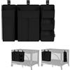 lionelo Organizer per Letto Bambini Sidepocket Large, Organizer Appendibile per Lettino, Fasciatoio, Pannolini, Salviette, Cameretta, 58x11x58 cm