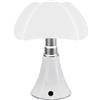 Martinelli Luce - Lampada senza fili ricaricabile Pipistrello - Bianco - Metacrilato opalino - Designer Gae Aulenti