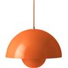 tradition &tradition - Sospensione FlowerPot - Arancione - Alluminio laccato - Designer Verner Panton