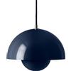 tradition &tradition - Sospensione FlowerPot - Blu - Alluminio laccato - Designer Verner Panton