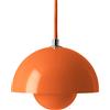 tradition &tradition - Sospensione FlowerPot - Arancione - Alluminio laccato - Designer Verner Panton
