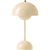 tradition &tradition - Lampada senza fili ricaricabile FlowerPot - Beige - Plastica - Designer Verner Panton