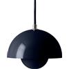tradition &tradition - Sospensione FlowerPot - Blu - Alluminio laccato - Designer Verner Panton