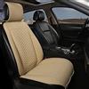 Black Panther coprisedili auto, universale auto PU pelle per sedile anteriori compatibili con Il 95% di automobili (1 Pezzo Beige)