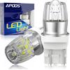 APOOS T20 LED Lampadine W21W W21/5W 7443 7440 per Auto Luce Di Retromarcia Parcheggio Freno DRL Marcia Diurna Luci di Fanali Posizione 12V 24V 6500K Bianco 2 Pezzi
