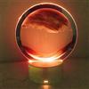 Neioaas Lampada da tavolo Moving Sand Art, 3D Deep Sea Sandscape Quicksand Lampada da tavolo con 7 colori che cambiano la sabbia, giocattoli artistici da scrivania per la vita (rosso, escluso 3AA)