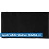 Comart - Tappeto Arredo Puffy - Design Moderno - Lavabile in Lavatrice - Fondo Antiscivolo - Super Morbido - Pelo Corto - Tappeto per Salotto e Camera da Letto - Nero - Rettangolare 100x150 cm
