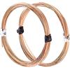 BENECREAT Filo di Rame Piatto da 12 m, Filo per Gioielleria Largo 1 mm, Filo di Rame per Gioielli, Filo di Rame Piatto per Rivestimento di Gioielli Fai da Te, Filo di Rame Piatto per Artigiani