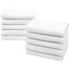 ZOLLNER 10 lavette - morbide e assorbenti asciugamani da mano e viso - lavabili a 95°C - cotone - 30x30 cm - bianco