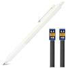 AOOSU Matite Meccaniche Set, 0.5MM Matita Meccanica Satinata, Art Matite Portamine con 2 Tubo HB Mine Art con Mine per Artista Studenti Bambino Disegno Scrittura Schizzi (Bianco)