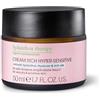 Spilanthox therapy - Cream Rich Hyper-Sensitive - crema viso per pelli sensibili e secche - spilantolo, acido ialuronico e olio di avocado - trattamento viso anti-età - cosmetici - 50ml