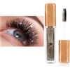 Autmor Lash Diamond Glitter Mascara - Mascara lucido con diamante colorato perlescente per ciglia mozzafiato, duraturo e impermeabile, affascinante trucco per occhi (nero)