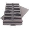 EXTREME INSERTO PER CASSETTO RACK PER 6 MICROFONI SENNHEISER E945 E965 E935 E902 E835 E845 E865 E ACCESSORI