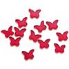 mesbilles MieiBiglie - 4 Bigliess Farfalla Rosso - biglie di vetro plana 20 mm