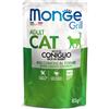 MONGE & C. SpA MONGE GRILL ADULT CONIGLIO 85G