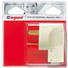 Legrand LEG90113 - Presa 2P+T 20 A, con ferma cavo, uscita laterale, colore: Bianco