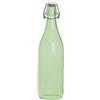 Excelsa Happy Color Bottiglia Liscia 1 Litri, Verde, 8x8x30 cm