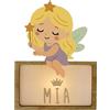 WONDEE Lampada Personalizzata Con Nome - Luce Notturna Bambini Fata, Regalo Neonato Maschio e Femmina, Regalo Battesimo Bambina e Bimbo, Regali Personalizzati Bambino e Bimba (include cavo USB C)