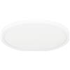 Eglo LED lampada da soffitto esterna Minerario, luce decorativa balcone terrazza, plafoniera bianca in plastica, IP54, illuminazione calda, Ø 30 cm