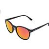Gamswild GAMSSTYLE WM1122 - Occhiali da Sole alla Moda Unisex, Look Moderno con Effetto Legno, Montatura TR90 Leggera per Uomo e Donna - rosso