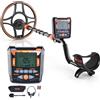 VEVOR Metal Detector per Metalli con Display LCD, Bobina di Ricerca Impermeabile IP68 Profondità di Rilevamento 304,8 mm Frequenza Operativa 5,8 kHz, Kit Rilevatore d'Oro Metalli Bosco Spiaggia