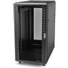 StarTech.com StarTech.com Armadio rack per server 32U 19 - Profondità regolabile 6-32 (152-813mm) - Server rack per apparecchiature di rete/dati/AV a 4 montanti con porta in vetro e rotelle - Capacità 800Kg (RK3236BKF) - Rack cabinet - 4 post - A …
