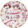 GINORI 1735 PIATTO PIANO 26 CM - 0260 ORO DI DOCCIA MAGENTA 1708